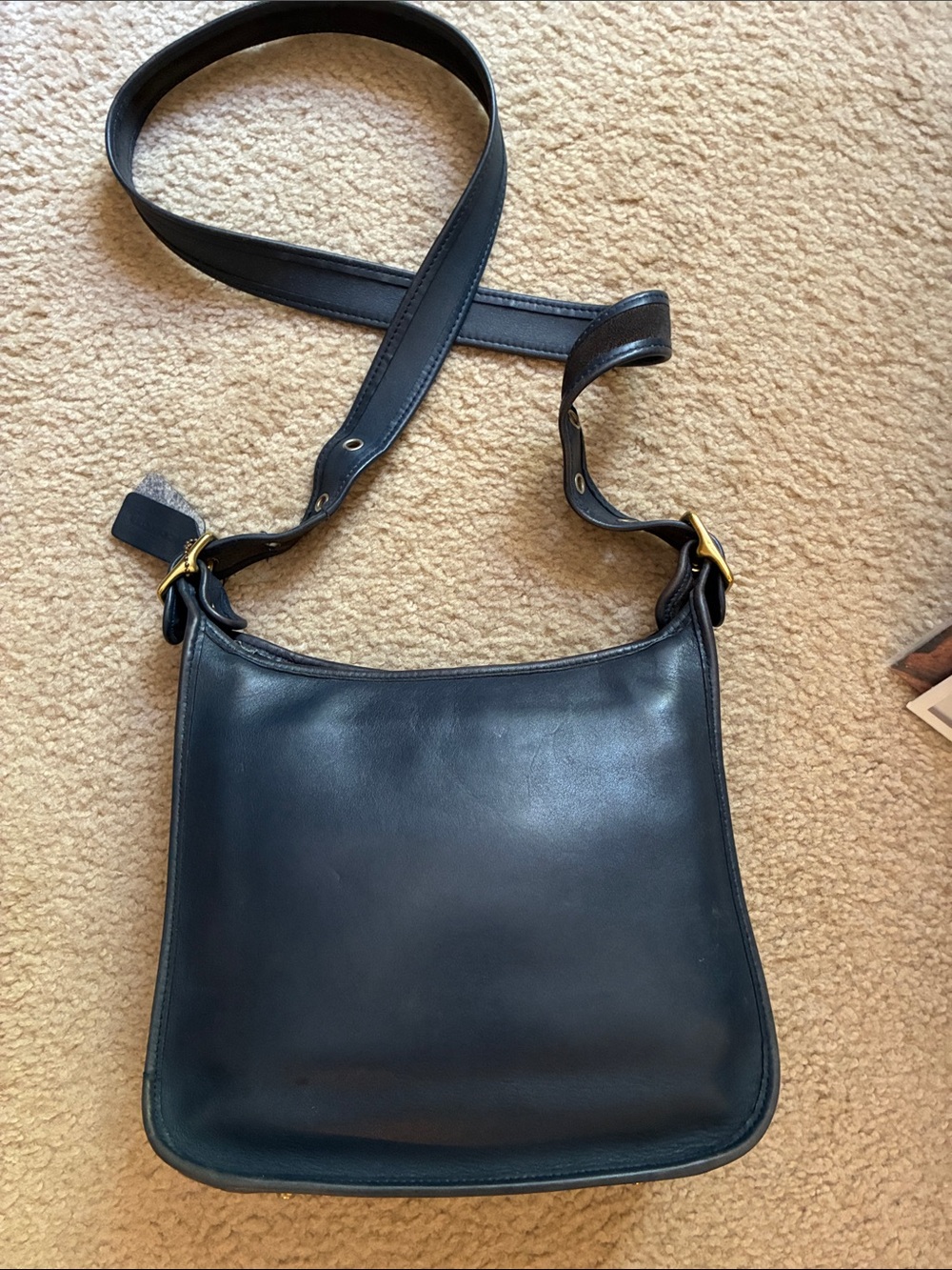 Vintage Coach Navy Blue bag - Picture 2 of 13